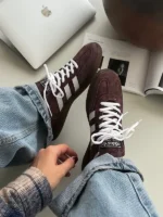 کتونی اسپیزال ادیداس قهوه‌ای