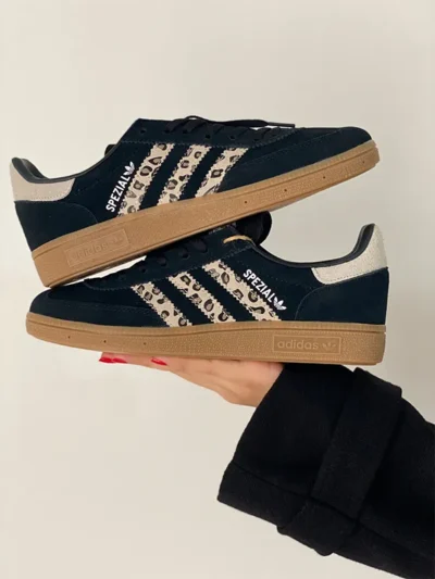 کتونی آدیداس اسپیزال با پترن پلنگی