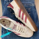 کتونی آدیداس اسپیزال کرم زرشکی