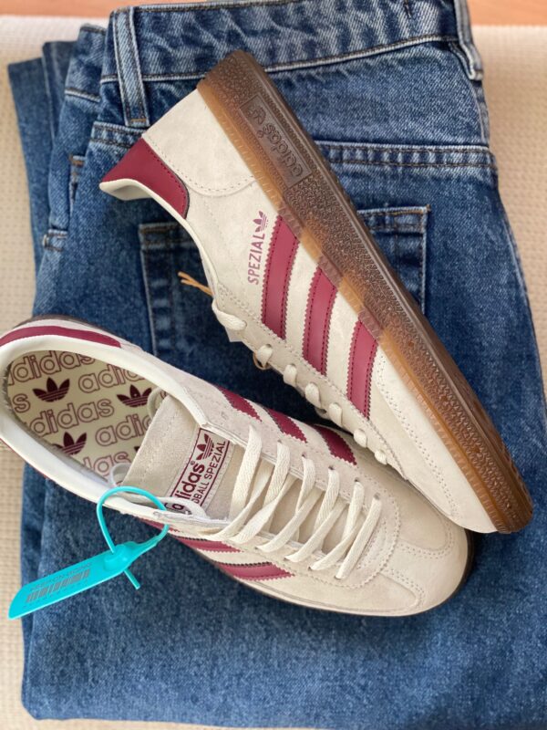 کتونی آدیداس اسپیزال کرم زرشکی