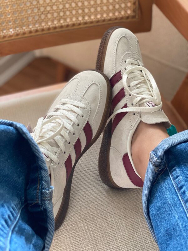 کتونی اسپیزال آدیداس کرم زرشکی