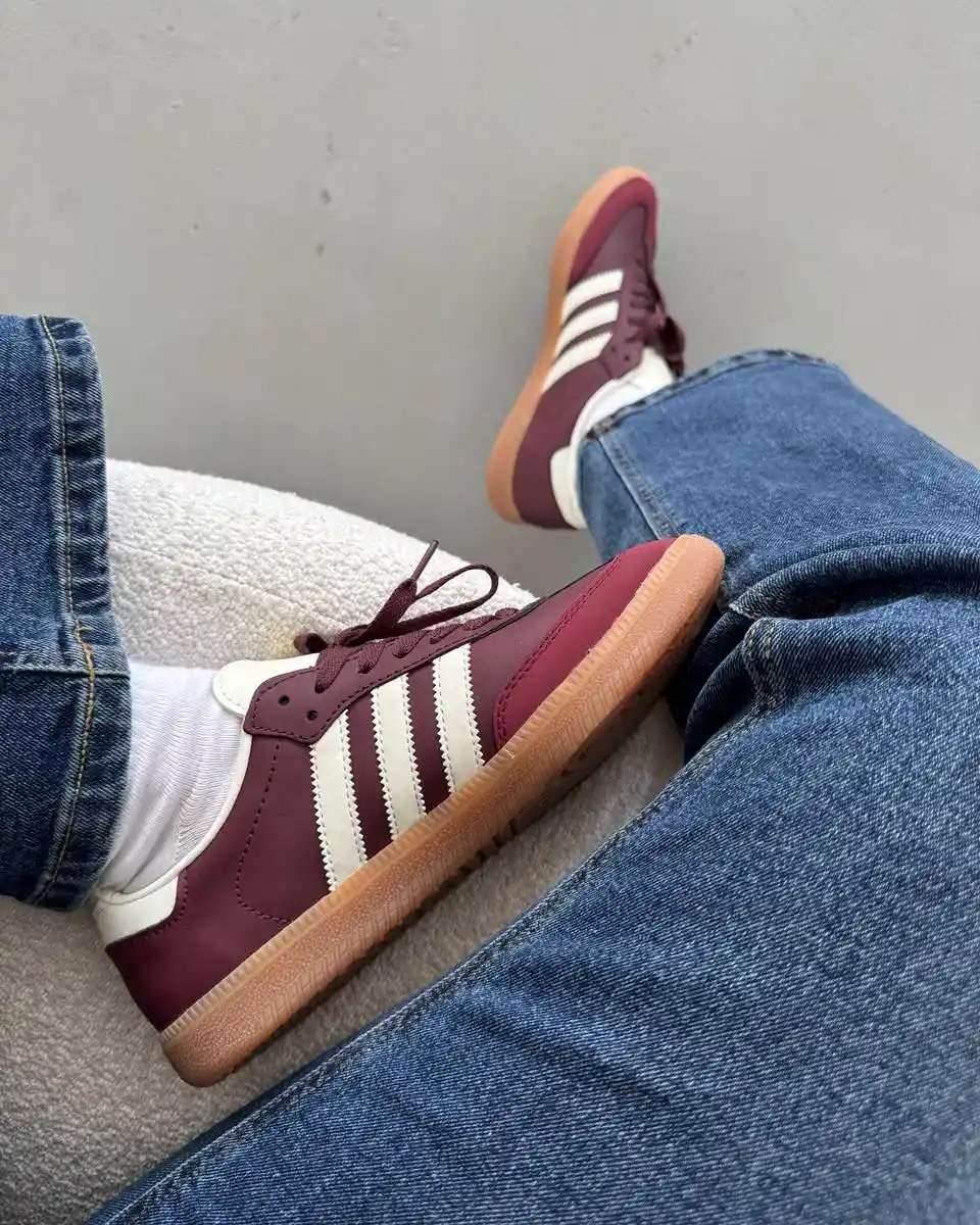 adidas samba maroon off white 1-optimized کتونی آدیداس سامبا زرشکی