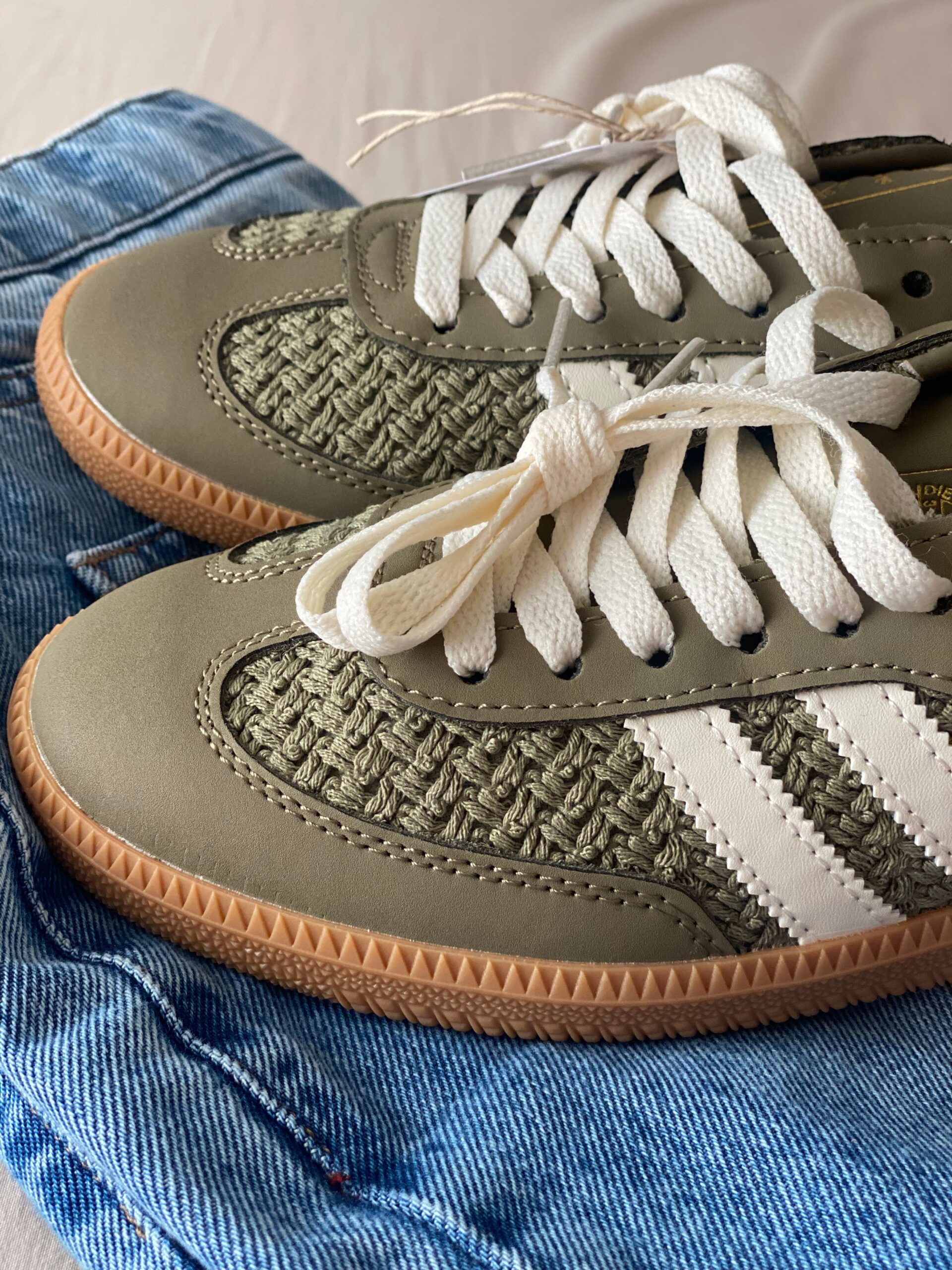 adidas samba orbit green cream white gum2 کفش و کتونی آدیداس سامیا سبز