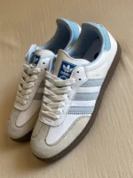 آدیداس سامبا سفید آبی