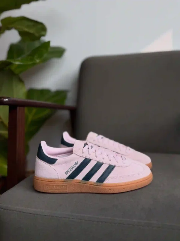 کتونی آدیداس اسپیزال صورتی مشکی / adidas spezial clear pink arctic night