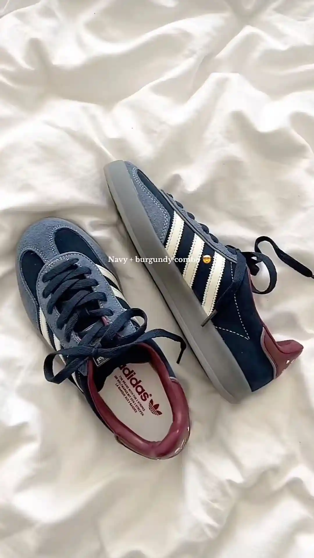 Adidas Gazelle Indor navy burgundy-optimized کتونی آدیداس سورمهای زرشکی